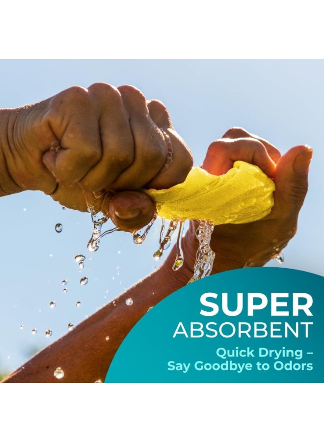 روماتكس رول فوط تنظيف متعددة الاستخدامات للمطابخ والمنزل والمكاتب، مناشف قماشية عالية الجودة 20 قطعة باللون الأصفر، قوية الامتصاص، سهلة التقطيع والفصل، مثالية للأسطح الزجاجية والخشبية والمعدنية والسيراميكية، رول مناشف للتنظيف الجاف والرطب، أدوات تنظيف احترافية للمنزل والمطبخ والمطاعم، فوط منزلية مقاومة للخدش وسريعة الجفاف - Image 5